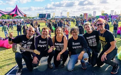 Los Raviolis: la banda de rock que le canta al lado B de la paternidad