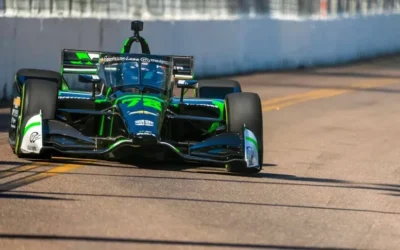 Agustín Canapino y un debut muy positivo en el IndyCar