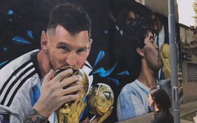 Lionel Messi y Diego Maradona tendrán un mural juntos