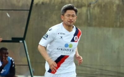 El japonés Kazuyoshi Miura debutó en el fútbol portugués con 56 años