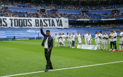 El Real Madrid le dijo «basta» al racismo con un homenaje a Vinicius Jr