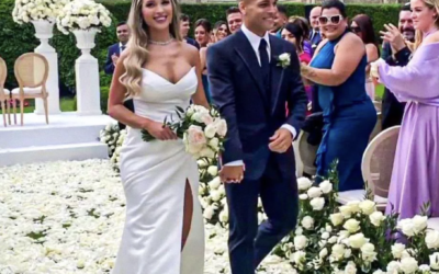 La lujosa fiesta de casamiento de Lautaro Martínez y Agustina Gandolfo