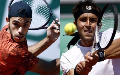 Cerúndolo y Etcheverry se preparan para los octavos de Roland Garros
