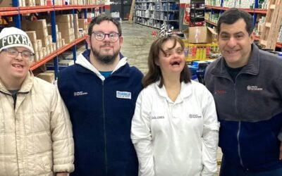 Una empresa contrató a diez jóvenes con discapacidad