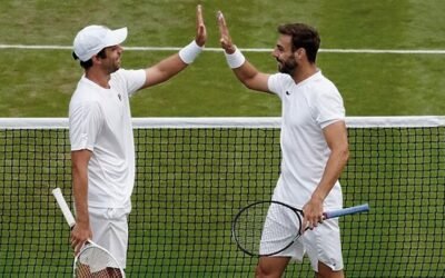 El argentino Zeballos está en semifinales de dobles en Wimbledon