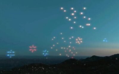 Los drones reemplazan a los fuegos artificiales en festejos de distintas partes del mundo