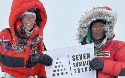 Una alpinista noruega escaló 14 cumbres en tres meses y consiguió el récord