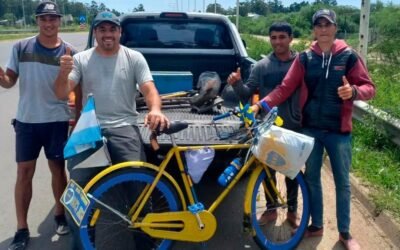 La travesía de dos hinchas de Boca para llegar a Río para la final de la Libertadores