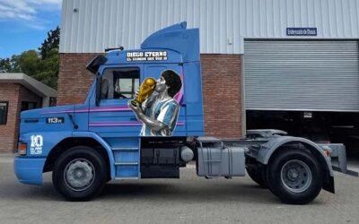 Vení a subirte al camión de Diego