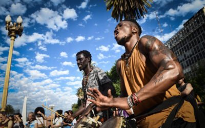 Emotiva marcha de las Comunidades Afroargentinas