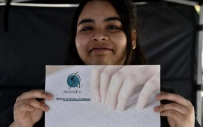 Un grupo de alumnas diseñó un menú braille para fomentar la inclusión en la gastronomía