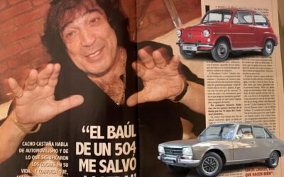 La historia de Cacho Castaña con su primer auto: «Tenía luces violetas adentro»