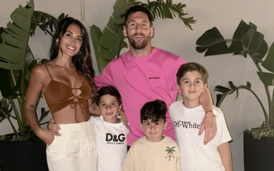Messi y su familia recibieron el año nuevo en Rosario y revolucionaron las redes sociales