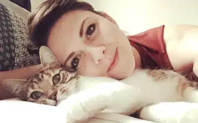 Había perdido a su gato hace siete años, y lo encontró a 300m. de su casa