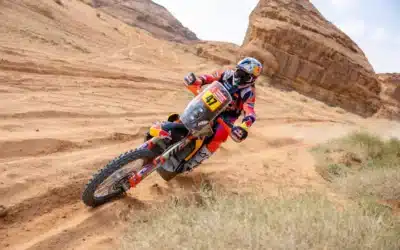 Dakar 2024: una jornada teñida de celeste y blanco