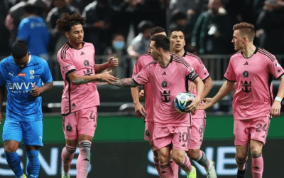Primer gol de Lionel Messi en el año en su estreno en Arabia Saudita