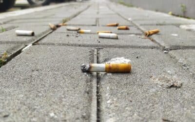 Eslovaquia: reciclaron colillas y desechos de cigarrillos electrónicos para asfaltar una ruta