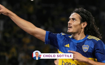 Cavani, la estrella que la remó para abrir el arco…