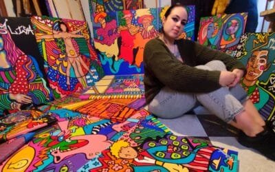 Fue canillita, emigró a España por un hecho de inseguridad y descubrió la pintura