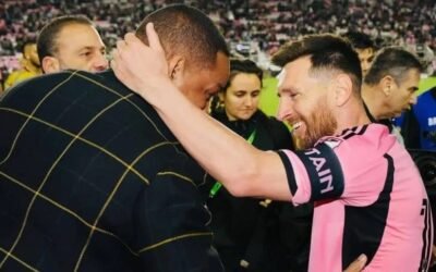 Futbolista suelto en Hollywood: el divertido encuentro de Lionel Messi con Will Smith