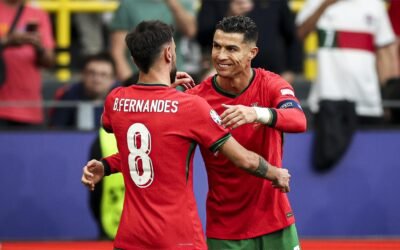 La devolución de gentilezas que habría tenido Cristiano Ronaldo con Bruno Fernandes en la victoria de Portugal