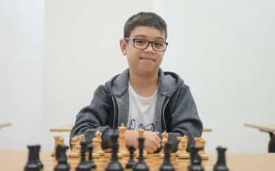 Faustino Oro, el mejor argentino en el Mundial de Ajedrez Rápido
