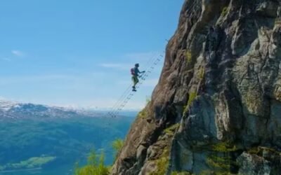 La escalera flotante, la nueva atracción mundial de Noruega