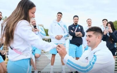 Amor olímpico: El gladiador Pablo Simonet le propuso casamiento a la leona Pilar Campoy