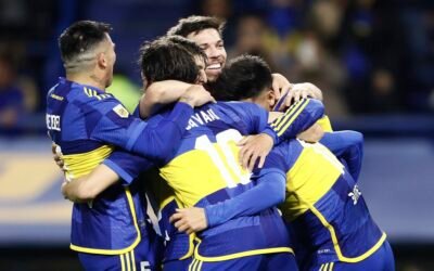 Boca goleó a Banfield y escaló en la tabla