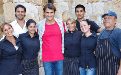 Dejó su carrera de abogado, se transformó en chef y cocinó para Roger Federer y Alejandro Sanz