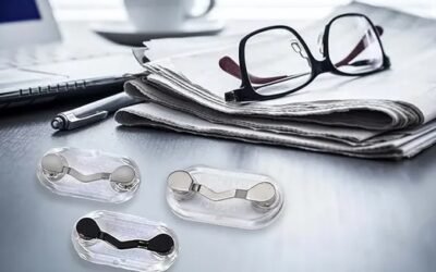 Patentó un soporte para anteojos y factura millones