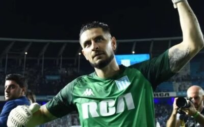 Gabriel Arias, el arquero de Racing, se recibió a los 36 años