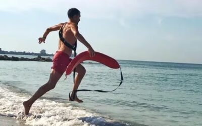 Un guardavidas argentino salvó a nueve personas