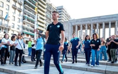 Rosario recibió la antorcha de los Juegos Paralímpicos antes de su viaje a París