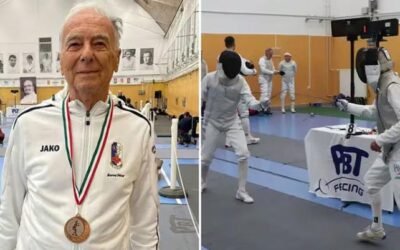 Péter Boros: el esgrimista más viejo del mundo que sigue cosechando medallas