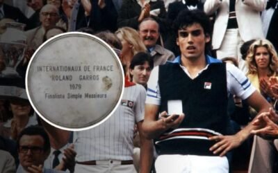 Recuperó una medalla de Roland Garros que estuvo perdida casi medio siglo