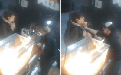 Un pizzero le salvó la vida a un joven que no podía respirar