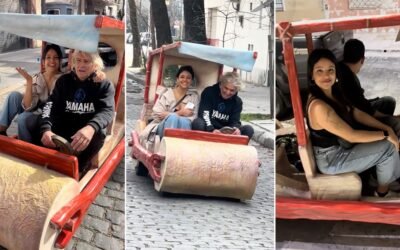 Tras 20 años cumplió su promesa y le regaló el auto de Los Picapiedras a su hija