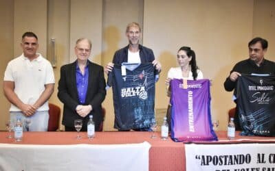 Marcos Milinkovic fue presentado como entrenador de Salta Vóley