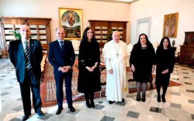 El papa Francisco se reunió con Victoria Villarruel: «No perder el sentido común»
