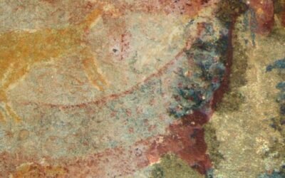 Sudáfrica: investigadores vinculan la figura de una pintura rupestre con un animal extinto