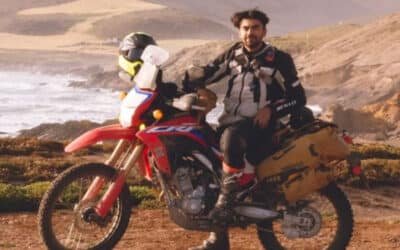 ¡Desde Estados Unidos hasta Córdoba! La impresionante travesía de un brasileño en moto