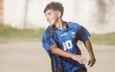 El nieto de Maradona jugó un picado en Fiorito