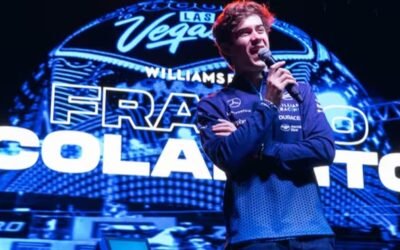 Colapinto llegó a Las Vegas y tuvo gestos conmovedores