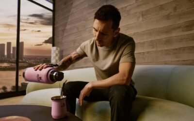 100% argentino: Messi presentó su línea de mate