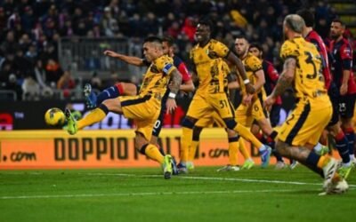 Lautaro Martínez volvió a festejar y el Inter se subió a la punta