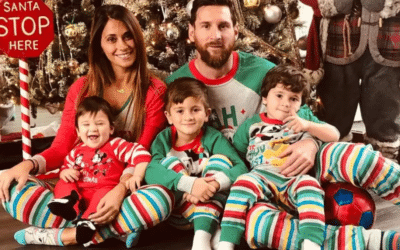 Messi festeja la Navidad en Argentina junto a su familia