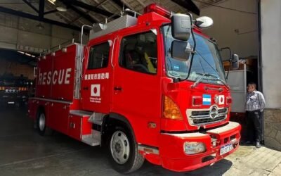 Japón donó un autobomba para Entre Ríos