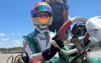 Franco Colapinto corrió en karting y lució una Ferrari