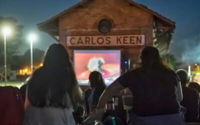 Un pueblo típico de Buenos Aires presenta el “bicicine”